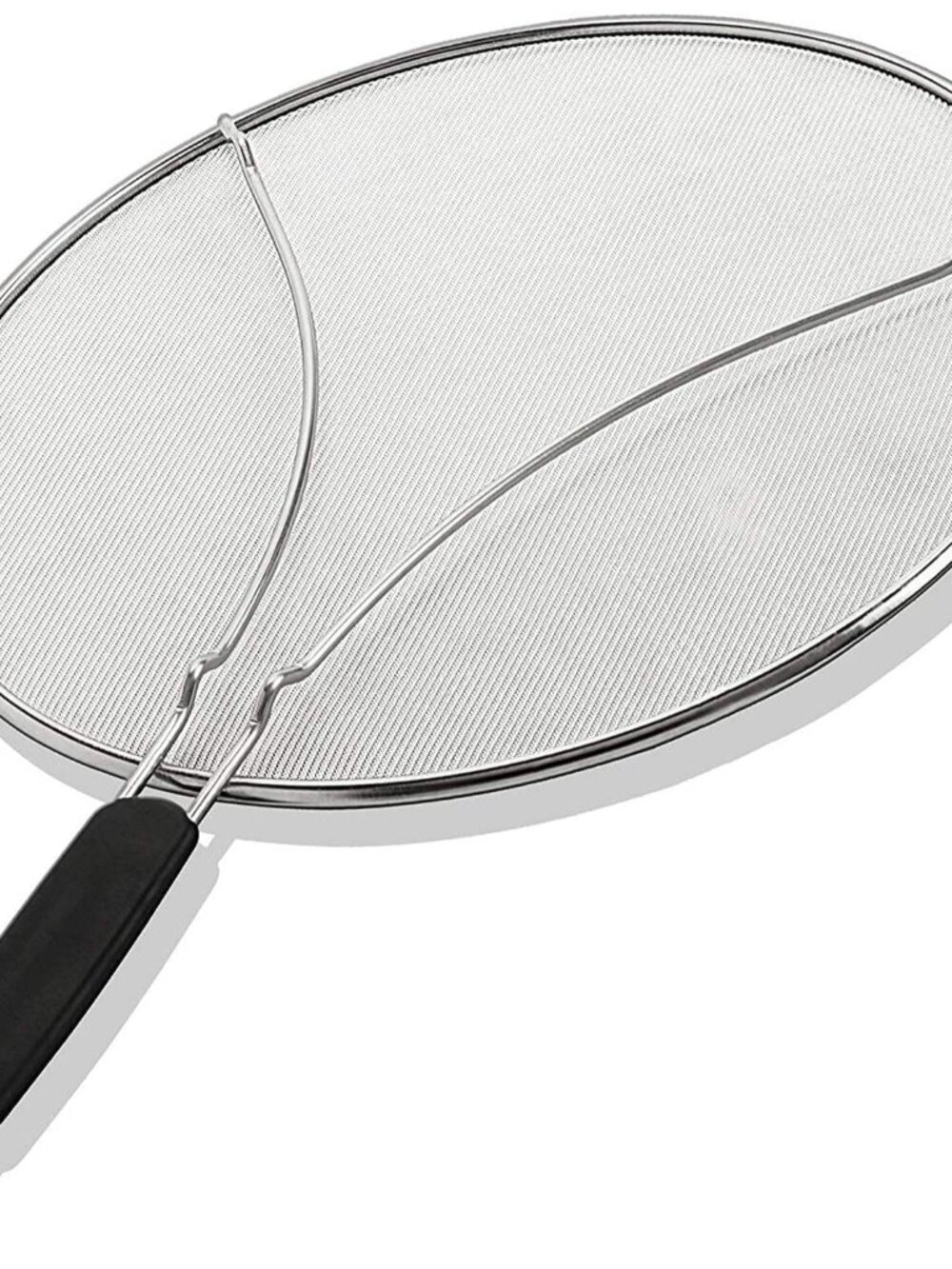 Splatter Screen for Frying Pan - 9.5 Inch Stainless Steel Grease Splatter Guard